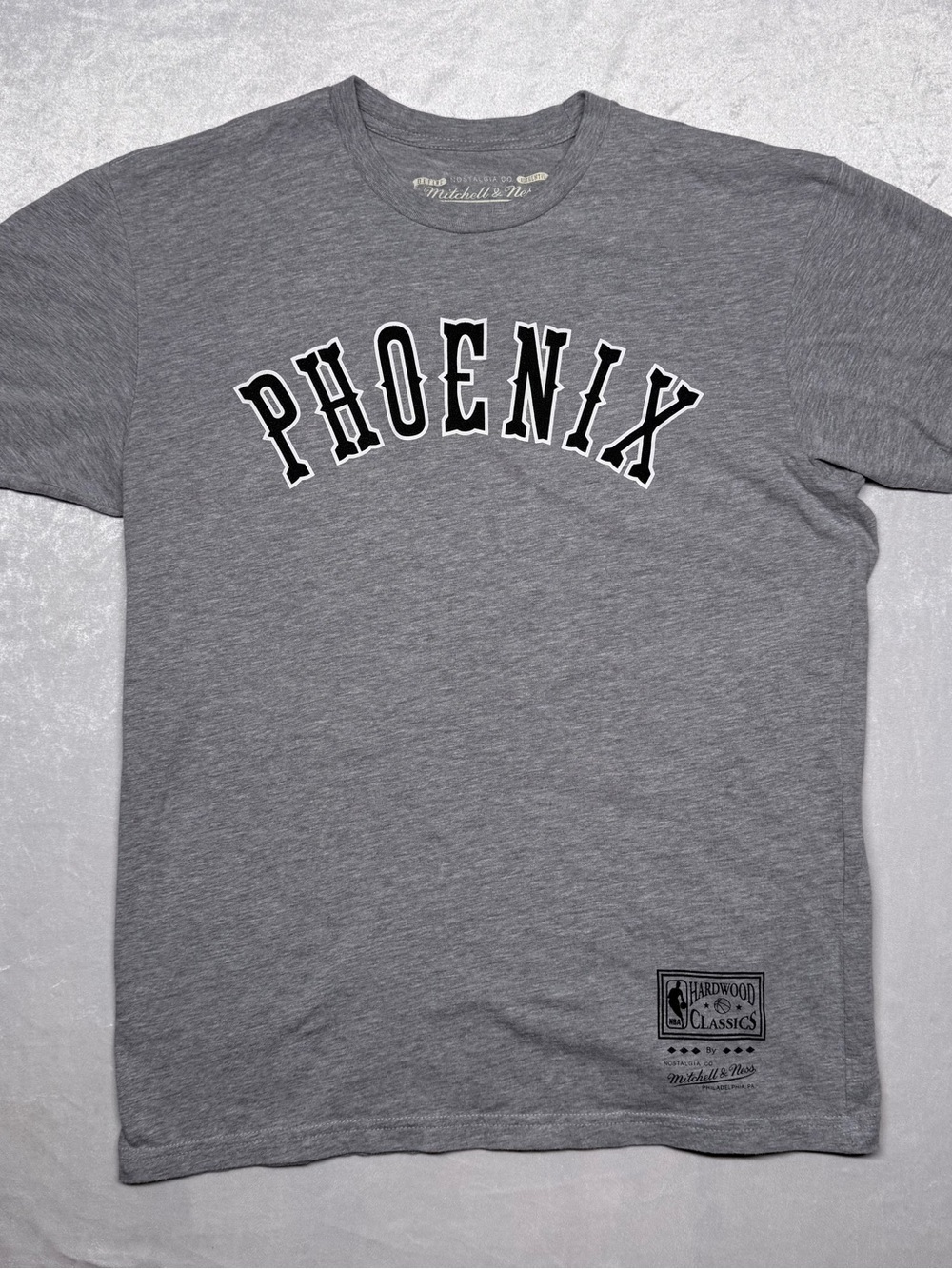 Mitchell & Ness Gray PHOENIX Arch Graphic Tee